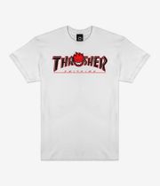 Thrasher x Spitfire Big Head Outline Camiseta (white)
