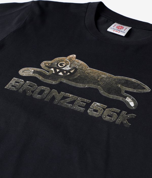 Bronze 56k x Icecream Wunning Dog Camiseta (black)