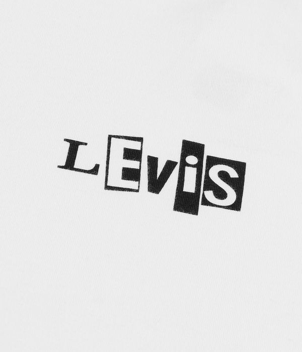 Levi's Skate Graphic Box T-Shirty (lsc white core black)