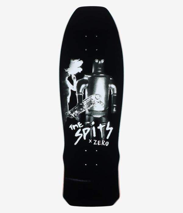 Zero x The Spits Robot 89 10" Skateboard Deck (black white)