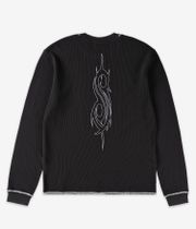 Welcome x Slipknot Masks Contrast Stitch Thermal Knit Long sleeve (black white)