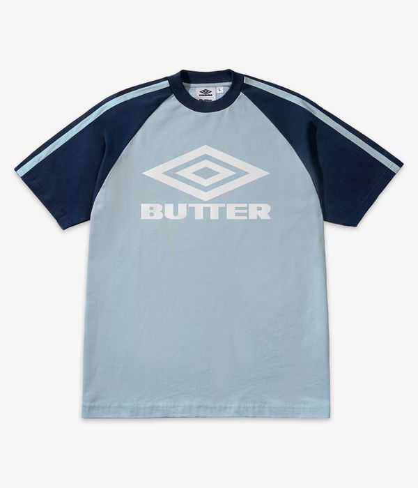 Butter Goods x Umbro Diamond Logo Raglan T-Shirt (slate navy)