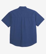 Polar Mitchell Seersucker Shortsleeve Shirt (grey blue)