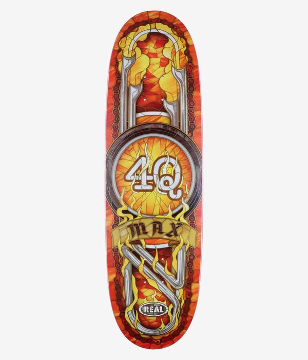 Real Schaaf 4Q Cathedral Egg 9.1" Skateboard Deck (multi)