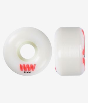 Wayward Waypoint Funnel Wielen (white red) 51mm 103A 4 Pack
