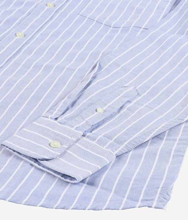 Carhartt WIP Dowlen Oxford Shirt (stripe bleach white)