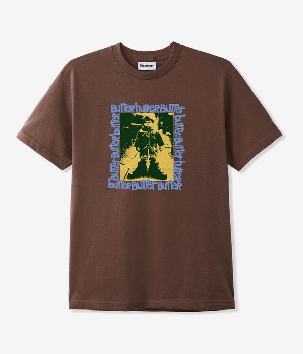 Butter Goods Stolen Boots T-Shirty (brown)