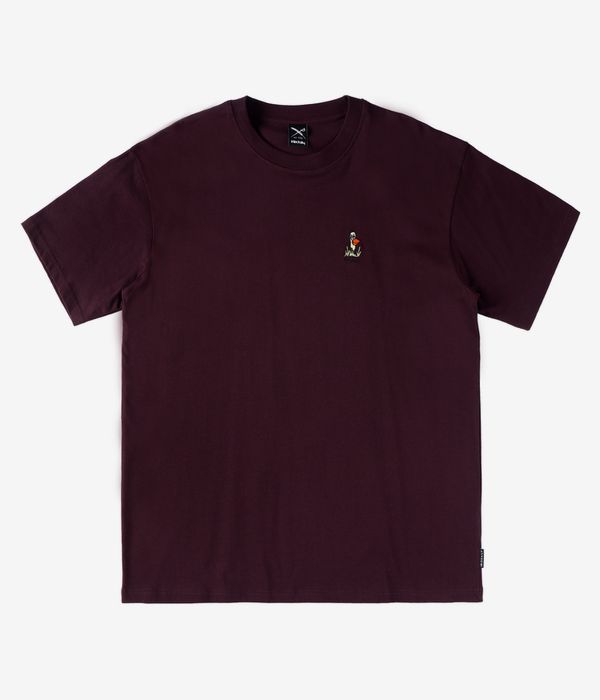 Iriedaily What The Duck T-Shirt (aubergine)
