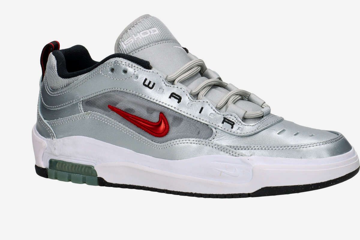 Nike SB Air Max Ishod 2 Scarpa (metallic silver versity red)