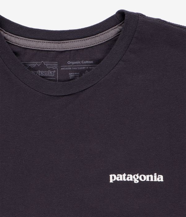 Patagonia P-6 Mission Regenerative Organic Pilot Camiseta (ink black)