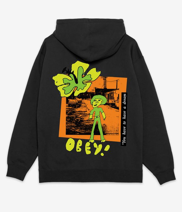 Obey You Have to Have a Dream Felpa Hoodie (black)