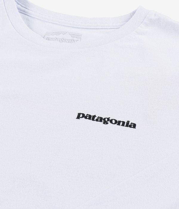 Patagonia P-6 Logo Responsibili Top z Długim Rękawem (white 2)