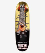 Heroin Skateboards 28 Eggs Later 9" Skateboard Deck (black gold)