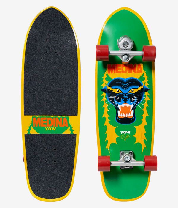 YOW Medina Panthera 33.5" (85,1cm) Surfskate Cruiser (green)
