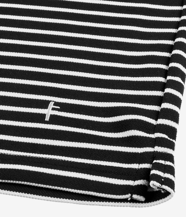 Former Uniform Striped Polo (black white)