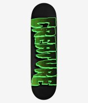 Creature Logo Outline Stumps 8.6" Skateboard Deck (black green)