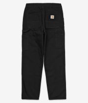 Carhartt WIP Double Knee Organic Pant Dearborn Pantaloni (black aged canvas)