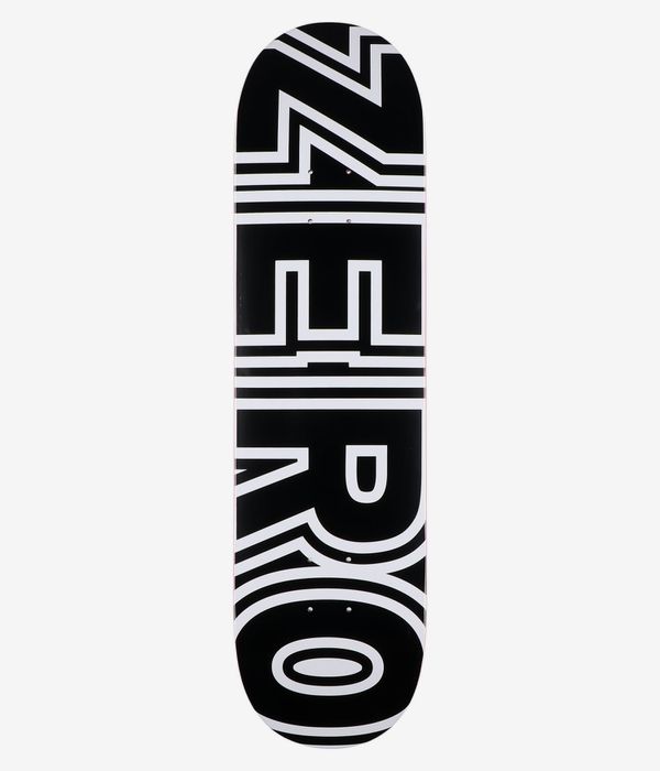 Zero Classic Bold 8.25" Skateboard Deck (black white)