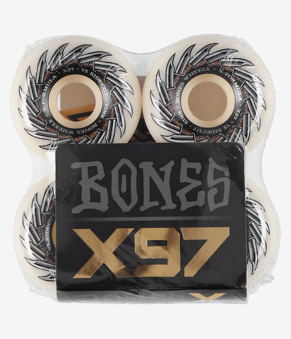 Bones Knife Fight X Formula V5 Ruote (white) 53 mm 97A pacco da 4