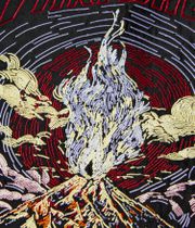 HUF x Thrasher Trucker Kurtka (black)