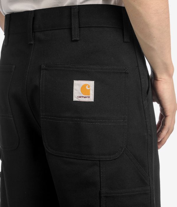 Carhartt WIP Single Knee Pant Organic Dearborn Broeken (black rigid)
