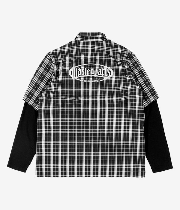 Wasted Paris Yard Tartan Shirt Age Hemd (black white)