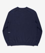 Pop Trading Company Arch Knitted Crewneck Sweatshirt (navy cress green)