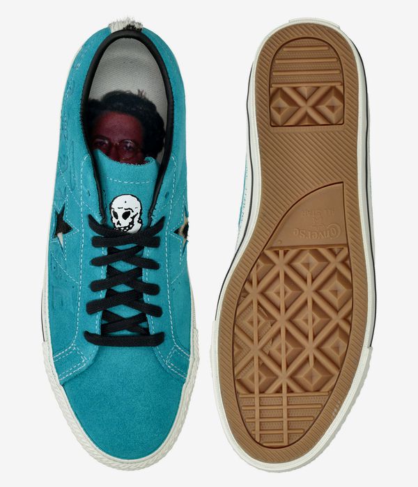 Converse x Paradise NYC CONS One Star Pro Sean Pablo Buty (rapid teal black egret)