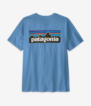 Patagonia P-6 Logo T-Shirt (shore blue)