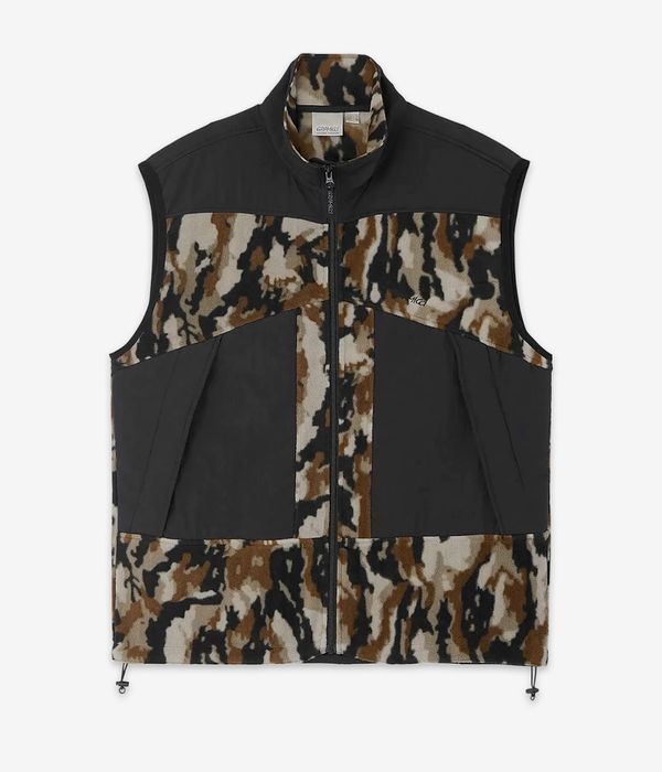 Gramicci Thermal Fleece Vest (bark camo)