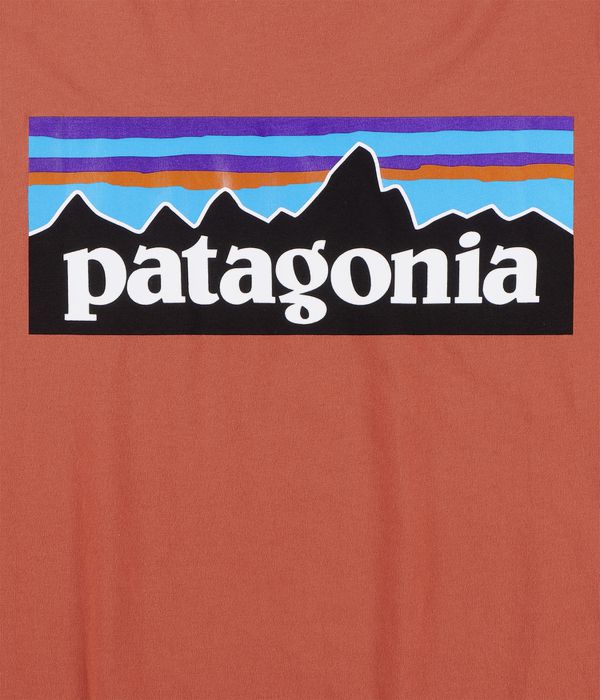 Patagonia P-6 Logo T-Shirt (coal orange)