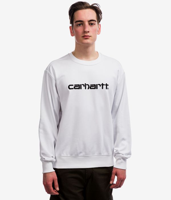 Carhartt WIP Basic Sweatshirt (white black)
