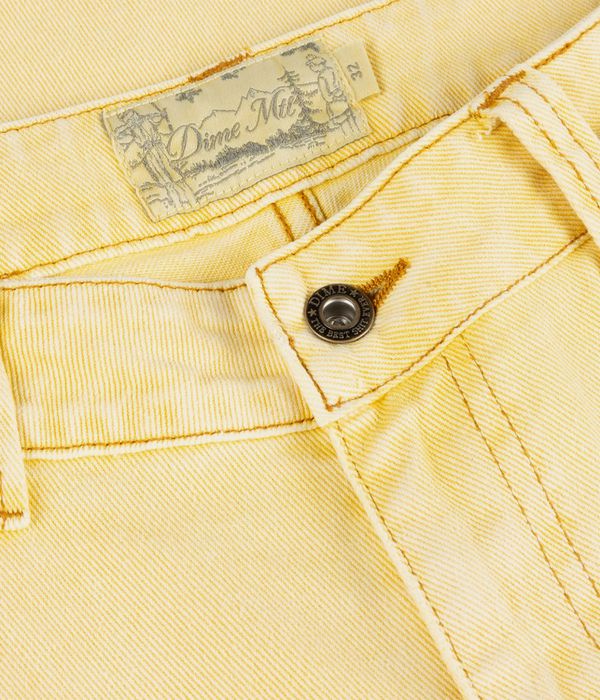 Dime Carpenter Denim Shorts (lemon)