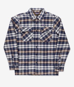 Patagonia Insulated Organic Cotton Fjord Flannel Jacket (fields new navy)