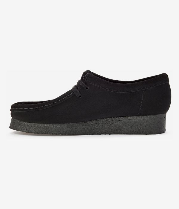 Clarks Originals Wallabee Shoes (black suede)