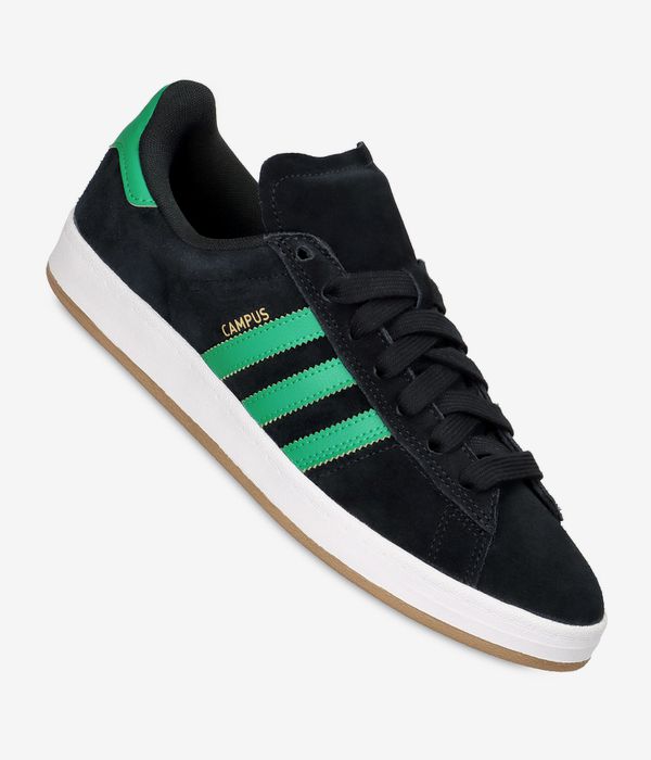 adidas Skateboarding Campus 90s ADV Shoes (core black court green white)