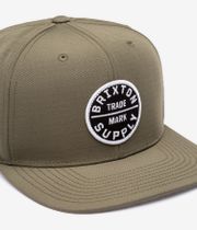 Brixton Oath III Snapback Cap (ivy green ripstop)