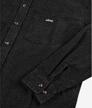 Obey Bigwig Dean Denim Chemise (faded black)