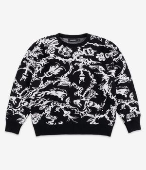 skatedeluxe Zinkey Organic Knit Sweatshirt (black white)