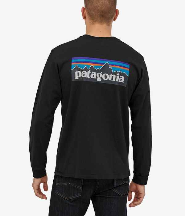 Patagonia P-6 Logo Responsibili Longsleeve (black 2)