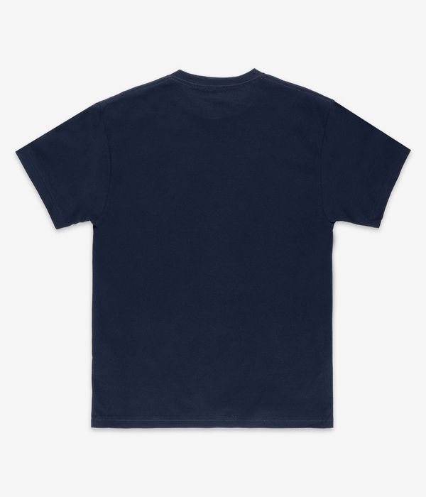 Real Oval T-Shirt (true navy red)