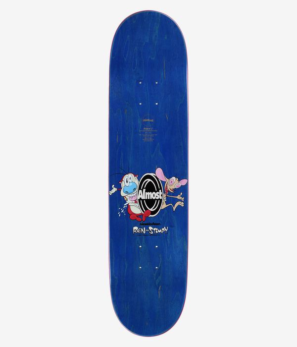 Almost Youness Ren & Stimpy Mixed Up 8" Planche de skateboard (multi)