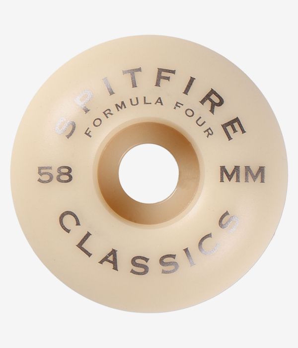 Spitfire Formula Four Classic Wheels (white purple) 58mm 99A 4 Pack
