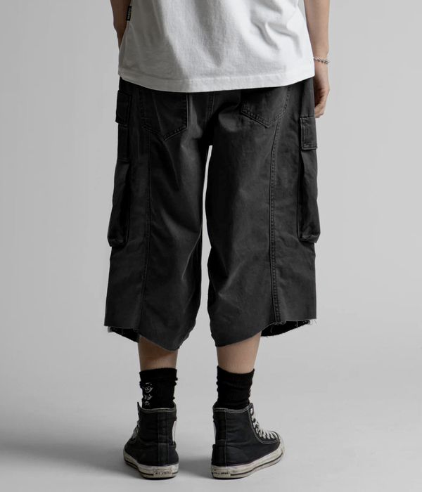 Wasted Paris Grant Shorts (faded black)