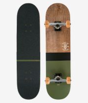 Globe Half Dip 2 8" Complete-Skateboard (dark maple hunter green)