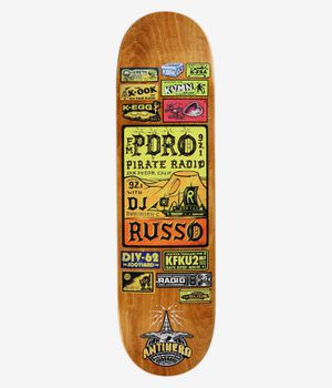 Anti Hero Russo Broadcasting II 8.38" Planche de skateboard (multi)