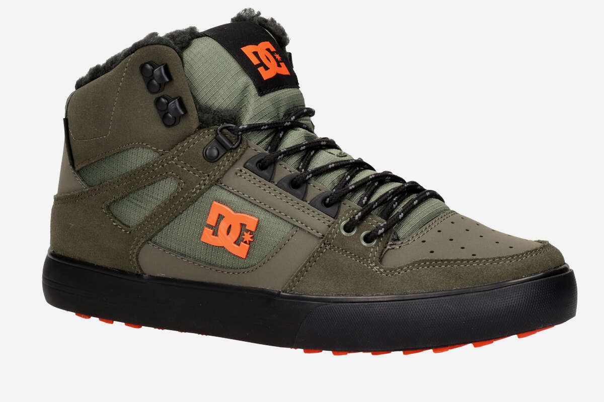 DC Pure High Top WC WNT Shoes (dusty olive orange)