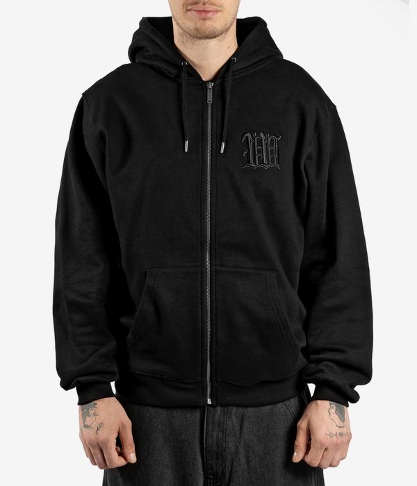 Wasted Paris Kingdom Curve Zip-Hoodie (black)