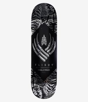 Powell-Peralta Skeleton Flight Shape 243 8.25" Tavola da skateboard (silver)