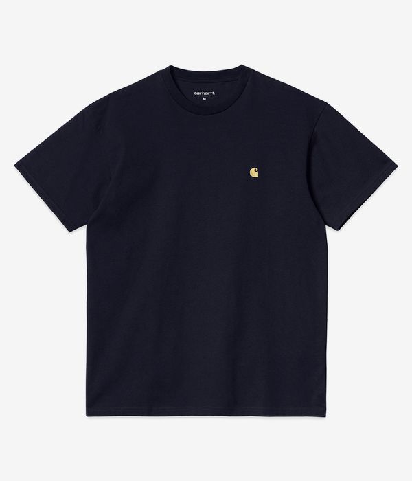 Carhartt WIP Chase T-Shirt (dark navy gold)